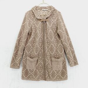 Chiaramente  Buckle Closure Wool Blend Italy Cardigan Sweater P5439